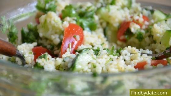 Tabbouleh salad are made of ?